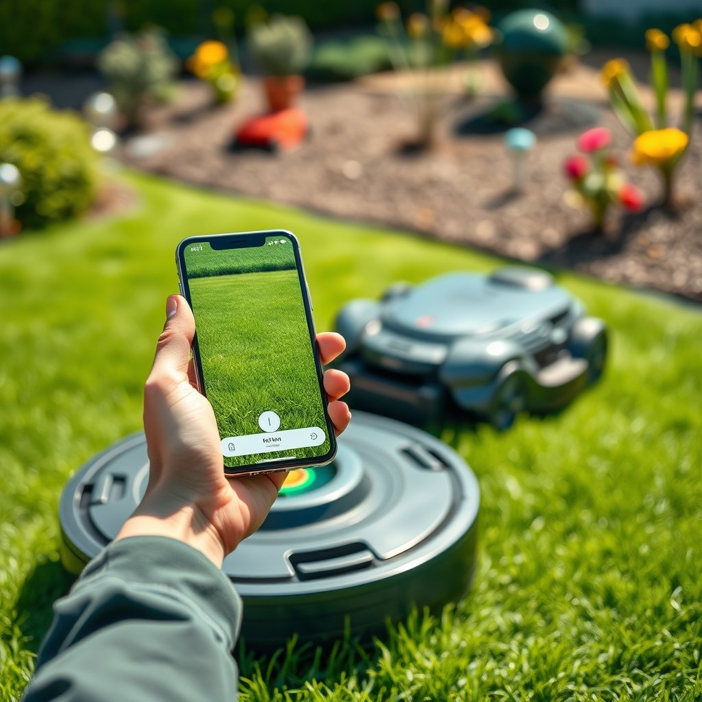 wire-free robotic lawn mower - Illustration 2