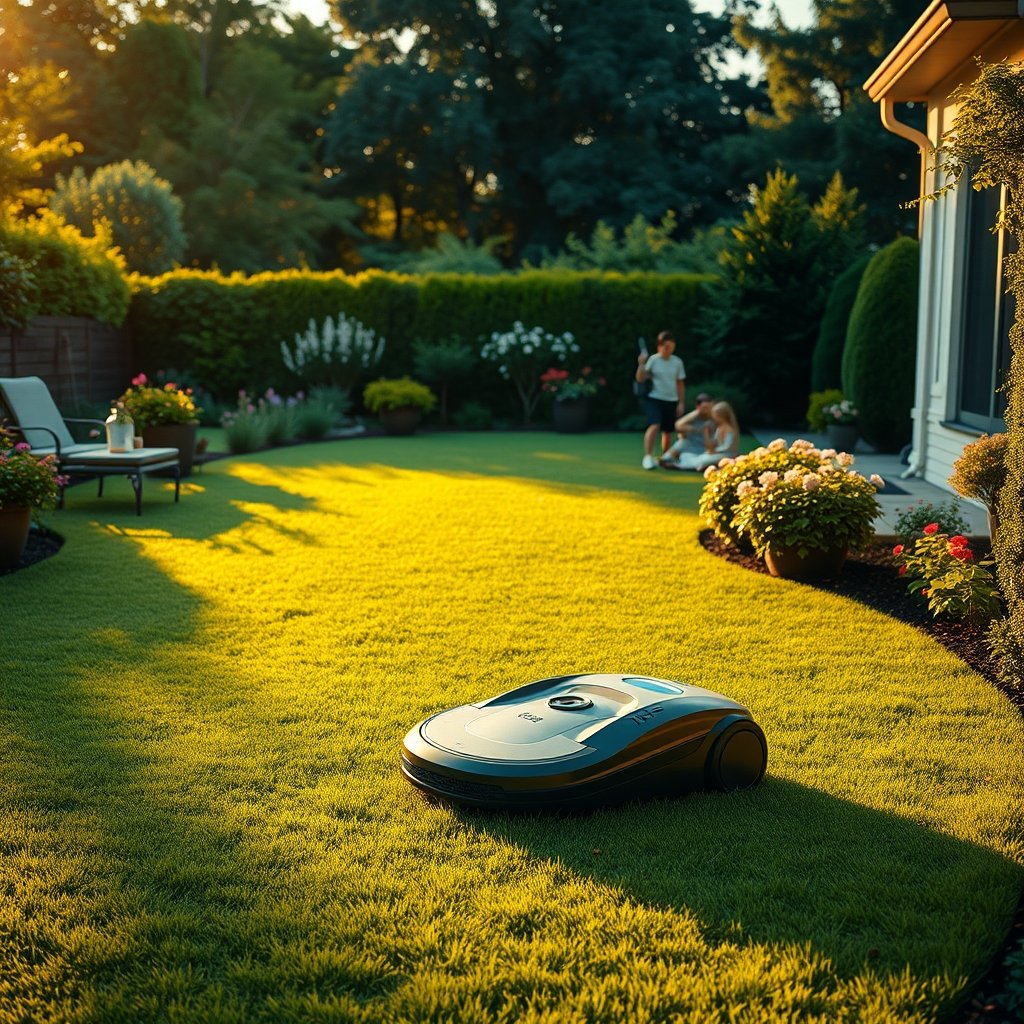 wire-free robotic lawn mower - Illustration 3